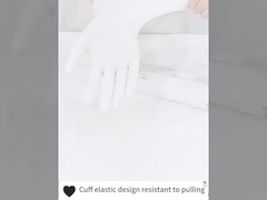 Zindywidualizowane groszowe jednorazowe rękawiczki z azotanu czarne rękawiczki z azotanu