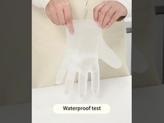 Wysoce elastyczne jednorazowe rękawiczki TPE do elastycznej ochrony