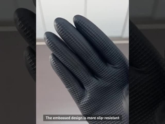 Antypoślizgowe jednorazowe rękawiczki lateksowe Lateksowe rękawice egzaminacyjne do przetwarzania żywności